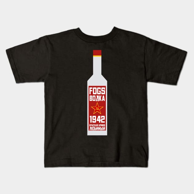 FOGS Vodka 1942 formula Kids T-Shirt by FOGSJ